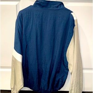Vintage Dallas Cowboys Locker Line Wind Breaker / Pull Over